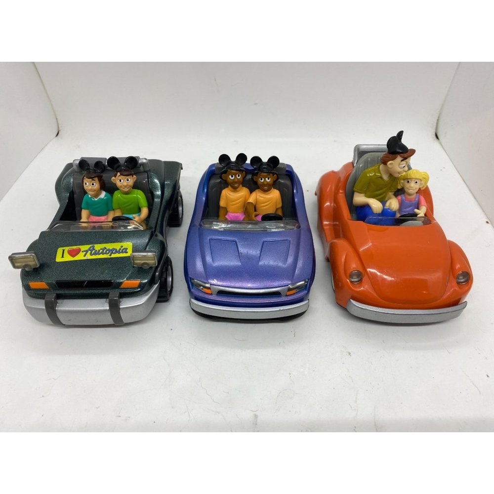 Disneyland Chevron Autopia Cars Disney Vintage Toy 2000 Collectible 5.5"